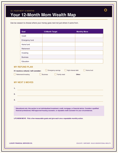 Mom's Tax Season Guide™ Tax & Wealth Planning Ebook